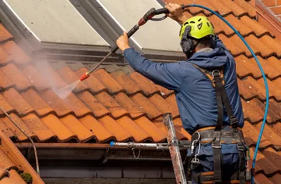 Démoussage et hydrofuge de toiture à Burzet